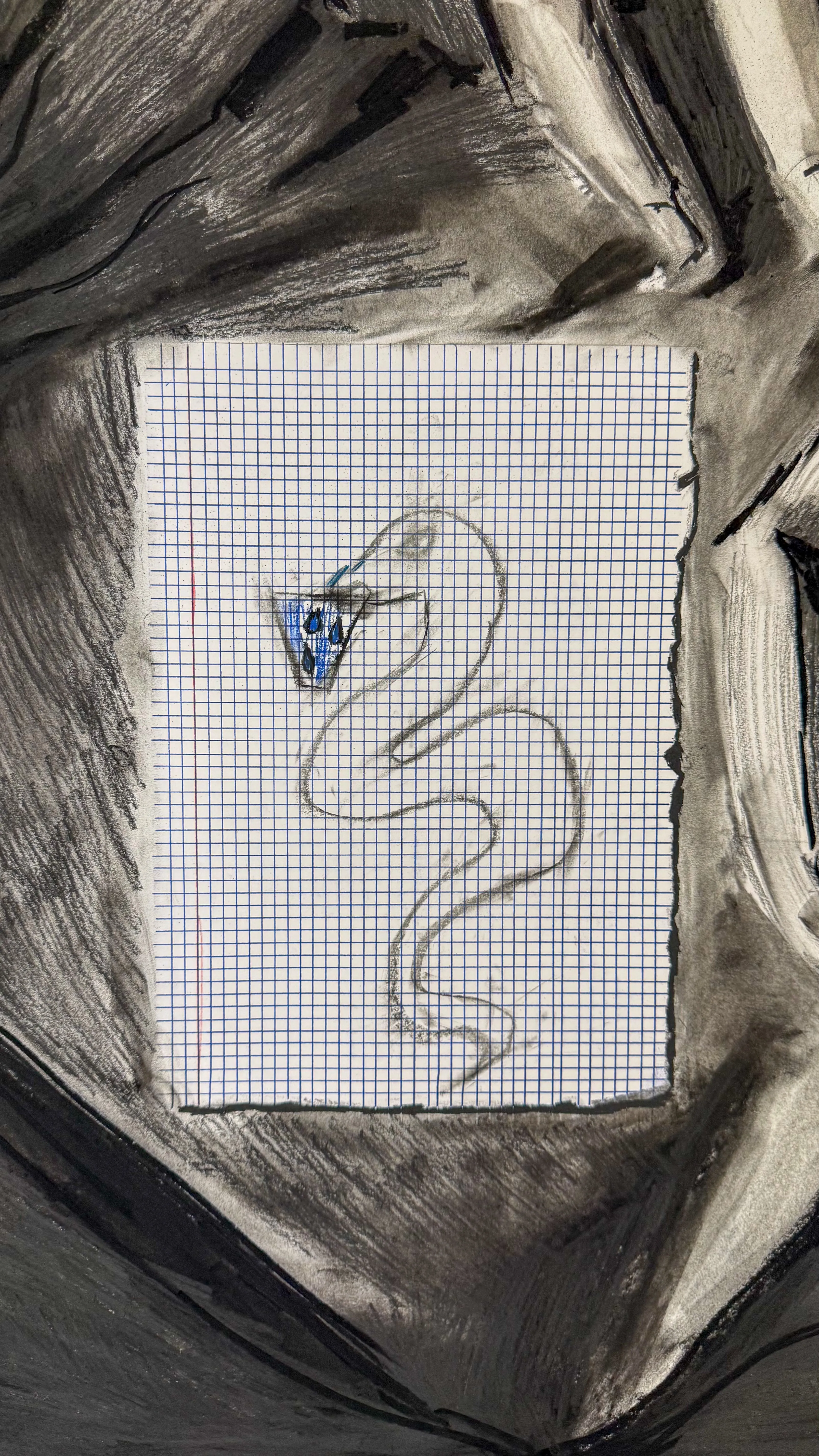 Image of Untitled by kohinooooooooooooor, size: 230 x 90 см | 90.5 x 35.4 in, Graphics medium, part of the Ейфорбіа хеліоскопія series, priced at €500 Photo 5 of 6.