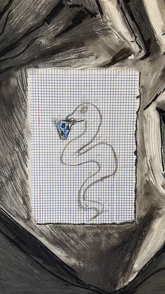 Зображення "Соціум 2" від kohinooooooooooooor, розмір: 230 x 90 см | 90.5 x 35.4 in, матеріали: Вугілля, суха пастель, медіум: Графіка, місто: Київ, серія: Ейфорбіа хеліоскопія, ціна: €500 Фото 5 з 6.